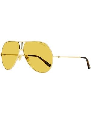 Tom Ford Rickie-02 Sunglasses Tf1281 30E-Havana 63Mm Ft1281 Metal/Plastic (Acetate) - Black