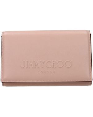 Jimmy Choo Leather Clutch Bag - Pink