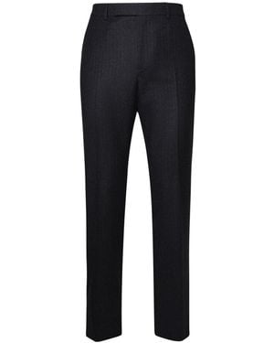 Celine Mid-Waisted Straight-Leg Trousers - Blue