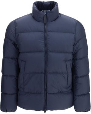 Woolrich Cloud Eagle Padded Jacket Down - Blue