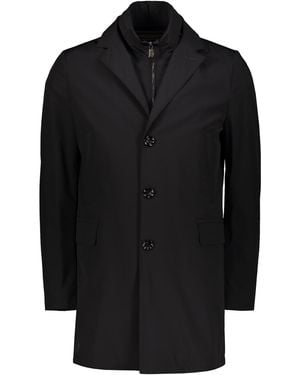 Moorer Techno Fabric Jacket in Black for Men | Lyst