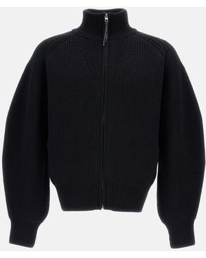 Jacquemus Merino Zip Cardigans - Blue