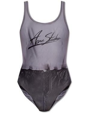 Acne Studios One-Piece Swimsuit - Grey