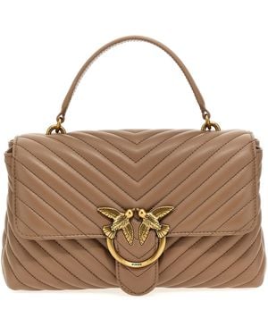 Pinko Love Ladu Puff Handbag - Brown