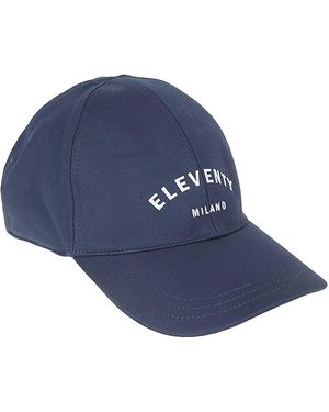 Eleventy Hat Cotton Cappello - Blue