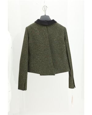 Dior Jacket Tweed Light Polyester - Green