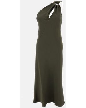 Max Mara One-Shoulder Dress - Green