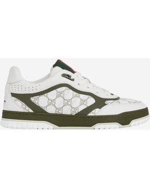 Gucci Web Leather Sneakers Sneakers - White