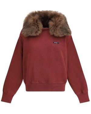 Prada Bordeaux Cotton Sweatshirt - Red
