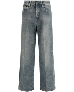 Jacob Cohen Grace Wide 5 Pocket Jeans - Grey
