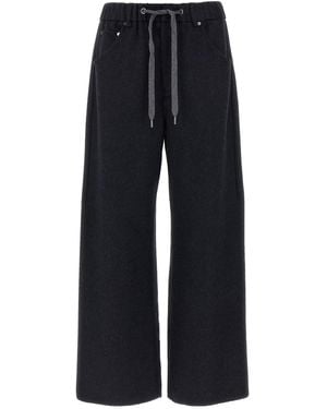 Brunello Cucinelli Flannel Trousers - Blue