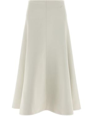 Jacquemus La Jupe Triangle Skirt - White