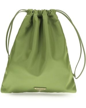 Prada Re-Nylon Pouch - Green