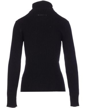 MM6 by Maison Margiela Jumpers Virgin Wool - Blue