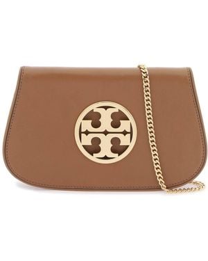 Tory Burch Reva Clutch - Brown