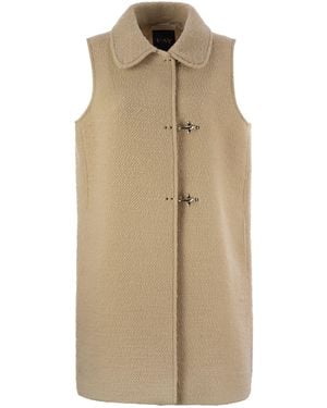 Fay Wool Vest - Natural