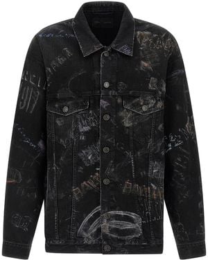 Balenciaga Shirt Collar Jackets - Black