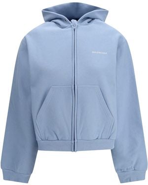 Balenciaga Sweatshirts - Blue