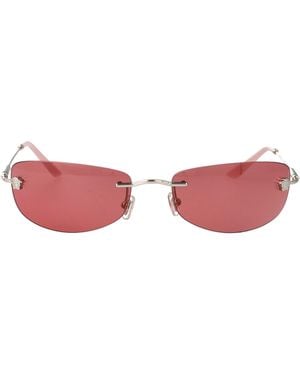 Versace Metal Sunglasses - Red