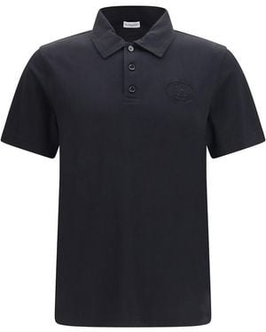 Burberry Piqué Polo Shirt - Black