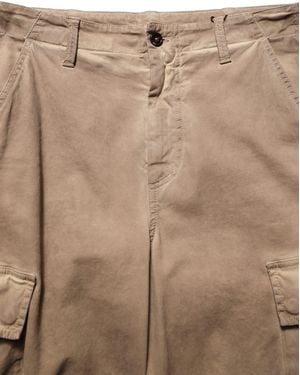 Dolce & Gabbana Dolce & Gabbana Cotton-Elastane Cargo Cargo Trousers - Natural