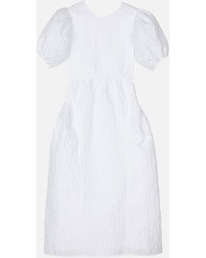 Cecilie Bahnsen Catrine Midi Dress - White