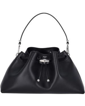 Jimmy Choo Bon Bon East/West Bucket Bag - Black