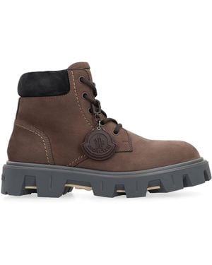 Moncler Peak City Lace-Up Boots Calf - Brown