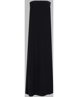 Italist Long Viscose Dress - Black