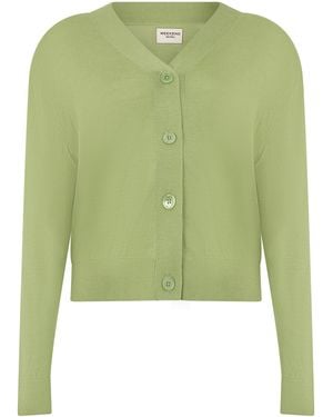 Weekend by Maxmara Cropped Cardigan - Green