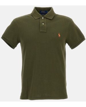 Polo Ralph Lauren Cotton Pique Polo - Green