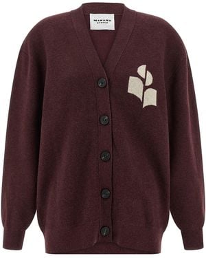 Isabel Marant Norton Cardigan - Purple