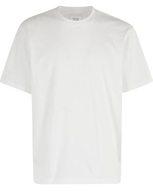 Y-3 M Merch Ss Tee - White