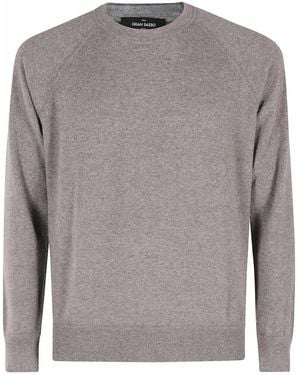 Gran Sasso Girocollo Cachemire - Gray