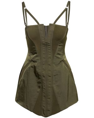 Dion Lee Sleeveless Minidress - Green