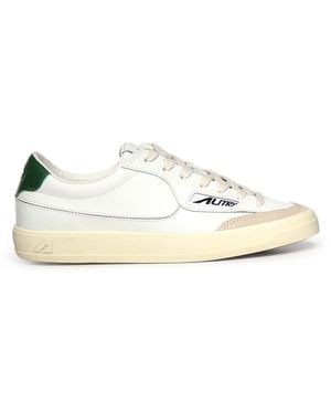 Autry Trainers Cow Leather + Nylon - Natural