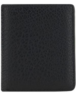 Maison Margiela Leather Wallet Calf Bos Taurus - Black