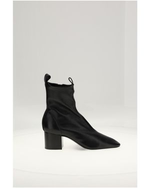 Celine Zipped Boot 55 Upper: Lambskin - White