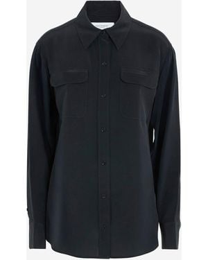 Equipment Silk Shirt - Black