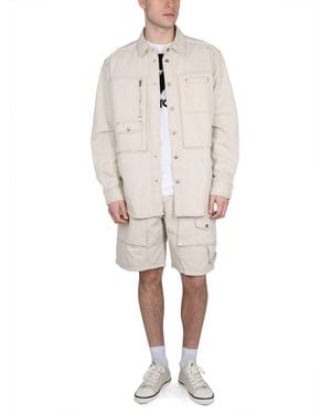 Isabel Marant Peio Denim Bermuda Shorts - Natural