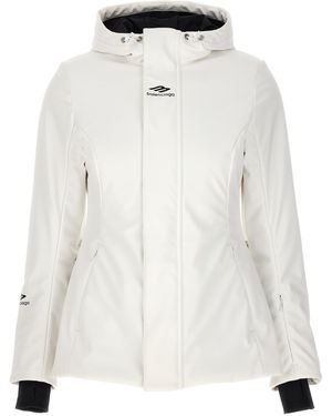 Balenciaga 'Ski Hourglass 3B Sports Icon' Parka - White