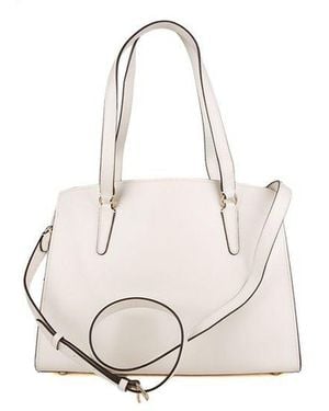 COACH Tote Bag Leather Tote-Bags - White