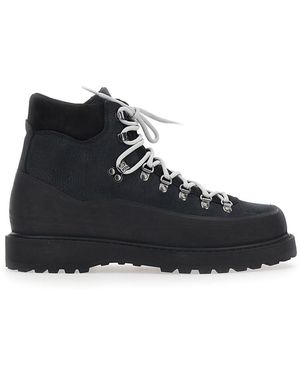 Diemme Ankle Boots Roccia Vet Gomma Nubuck - Black