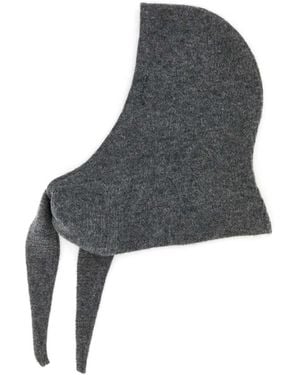 Ganni Stretch Alpaca Blend Beanie - Gray