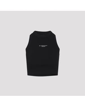 Givenchy Cotton Top Elastane - Black