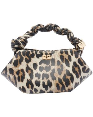 Ganni Mini Leopard Bou Handbag - Multicolour