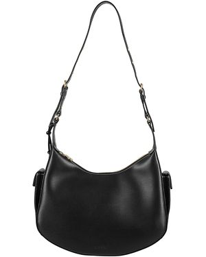 Ganni Large Hobo - Black