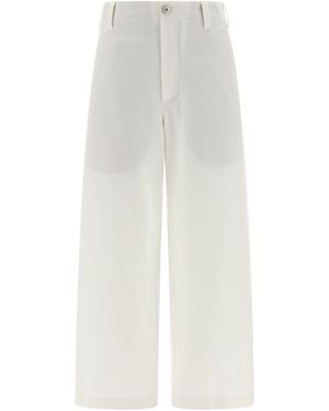 Brunello Cucinelli Wide Pants - White