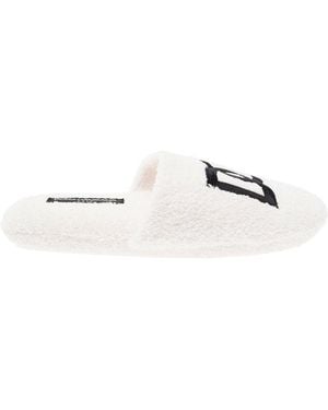 Dolce & Gabbana Slippers Terry Cotton - White
