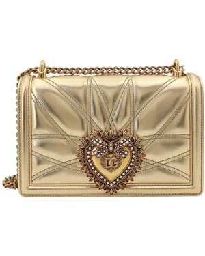 Dolce & Gabbana Devotion Shoulder Bag - Metallic